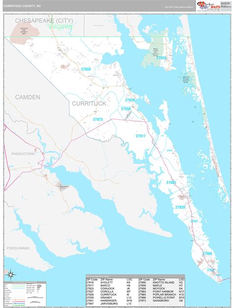 Map Of Currituck County Nc