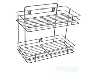Wall Mount SS Shelf for Setup Box : Amazon.in: Home & Kitchen