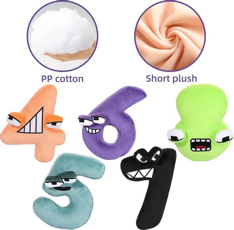 Buy Number Lore Plush Toy Soft Pillow Decoration Preschool Toys ...