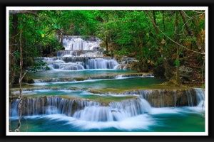 Natural Scene of Water Fall Poster Poster (8 x 12 inch) Paper Print ...
