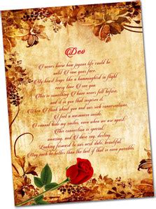 Midas Craft I Love You Dev Love Letter Quotes 30 Greeting Card Price in ...