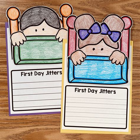 First Day Jitters Feelings Printables and Graph - Simply Kinder ...