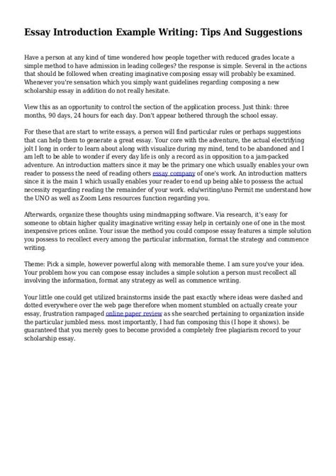 Image result for How to Write An Introduction Sample