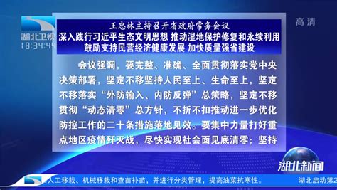 省政府常务会议专栏 - 湖北省人民政府门户网站
