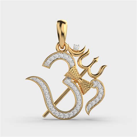 Buy Omkar Diamond Pendant At Jewelbox