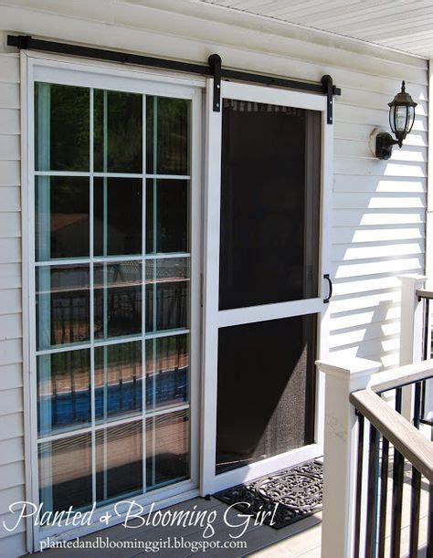 Sliding Screen Door Barn Track , Planted and Blooming Girl | Diy screen ...