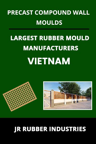 JR Precast Compound Wall Moulds Vietnam | Reliable Rubber Mould Supplier