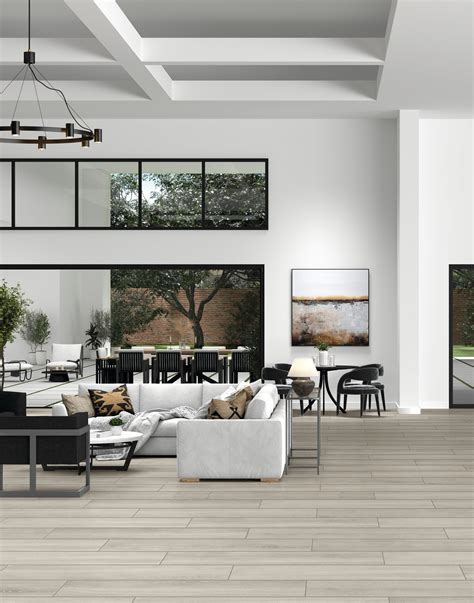 Gray Wood Tile Floor