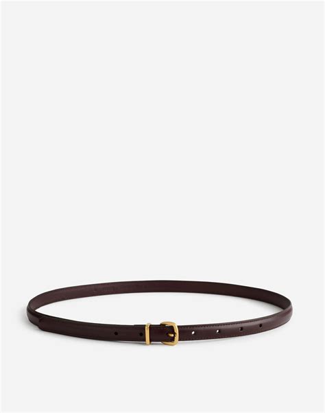 The Essential Skinny Leather Belt | Madewell