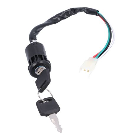 Buy Fyydes 4 Wire Ignition Switch With 2 Keys Fit For 50cc 110cc 125cc ...