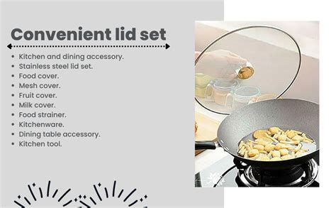 Faas Stainless Steel Vessel Net Cover Lid For Fruits Milk Food For ...