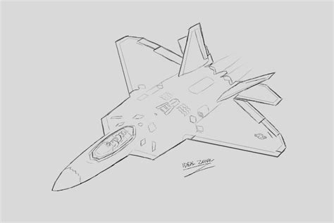 F 22 Drawing