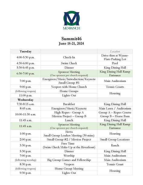 Summit46 • Presbyterian Mo-Ranch Assembly