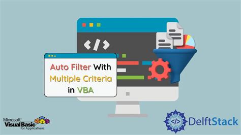 Image result for VBA Multiple Column Filter On Table