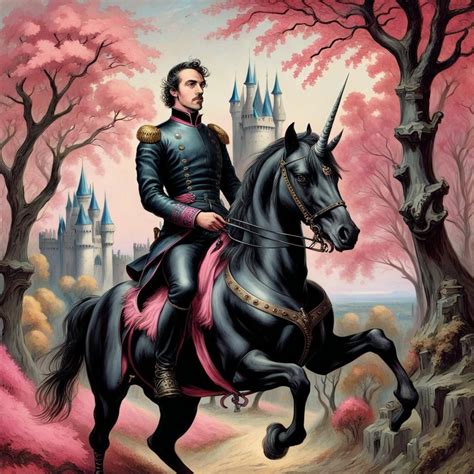 The Black Unicorn - AI Generated Artwork - NightCafe Creator