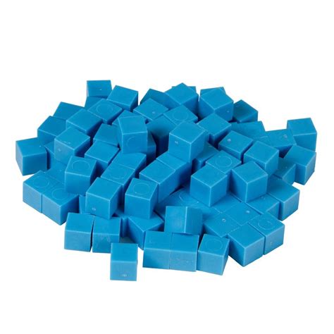 hand2mind 1610 Blocks, Blue Plastic Base Ten Blocks, India | Ubuy