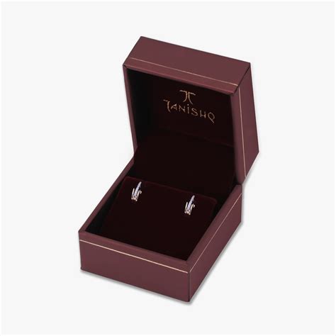 Elegant Arcs Diamond Hoop Earrings