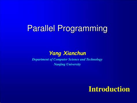 Intro to Parallel Programming 的图像结果