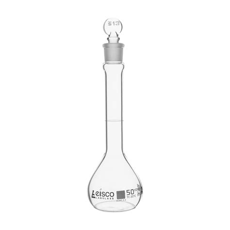 EISCO Volumetric Flask, 50ml - Class A, ASTM - Tolerance India | Ubuy