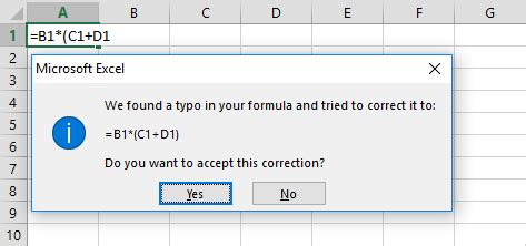 Image result for Correcting Excel Formulas