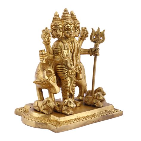 Giri - Dttatreya Statue | Datta Murti | Dattatreya Brass Idol — Giri ...