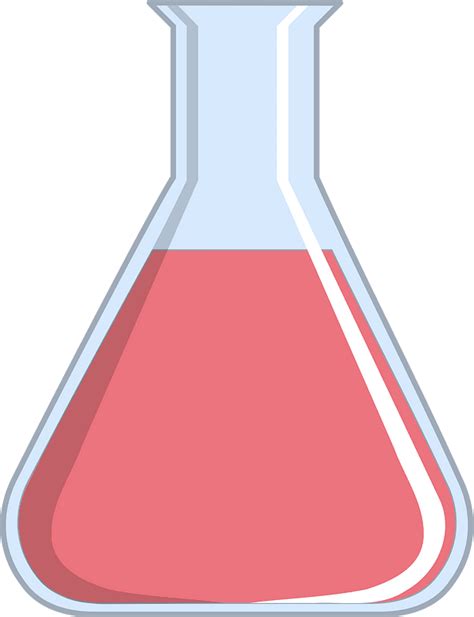 Erlenmeyer flask - Free vector clipart images on creazilla.com