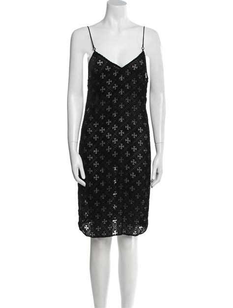Chrome Hearts Velvet Cross Mini Dress - Black Dresses, Clothing ...