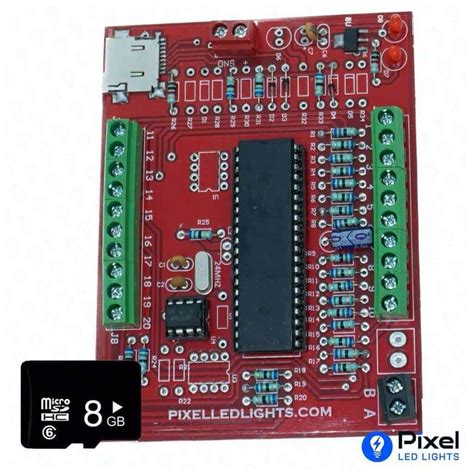 20 Port HD Jinix Controller for Pixel LED with 4GB Design Memory Card ...