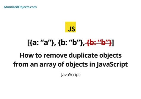 Image result for Remove Duplicate Object From Array JavaScript