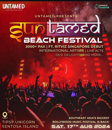 BOLLYWOOD BEACH FESTIVAL!, Tipsy Unicorn, Singapore, 17 August 2024 ...