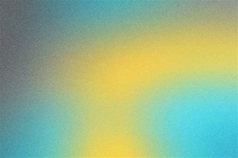 Trendy cyan yellow and gray gradient texture with grainy details ...