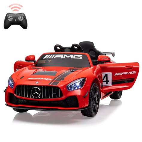 Buy Ride on Car for Kids with Remote Contorl, 12V Licensed Benz AMG ...