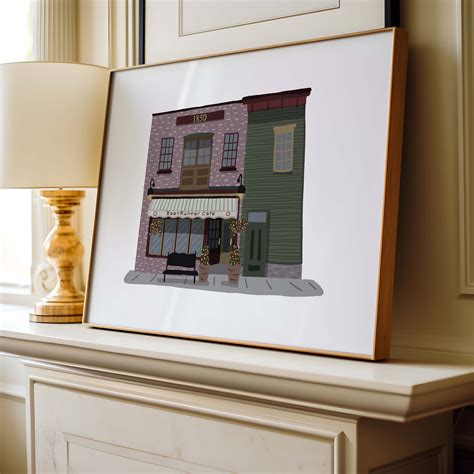 Peekskill Art Print - The Beanrunner Cafe – Fox Burrow Designs