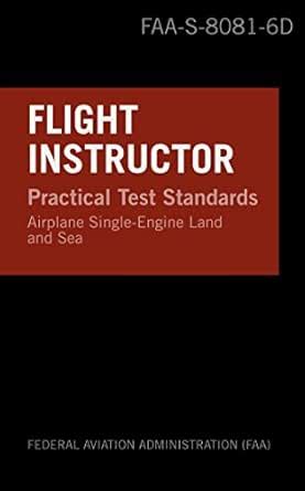 Flight Instructor Practical Test Standards for Airplane Single-Engine ...