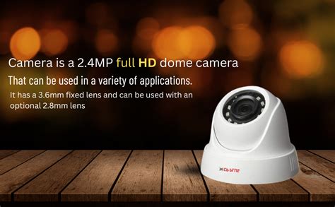 Buy CP PLUS 2.4MP Full HD Dome Wireless Camera 20Mtr, White, Black ...