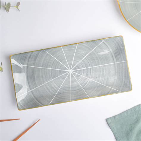 Willow Dark Grey 28 Piece Dinner Set For 6