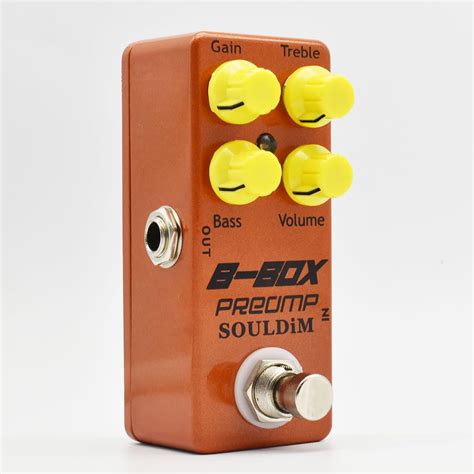 Buy Mini B-Box Preamp Pedal Electric Guitar Effect with Overdrive ...