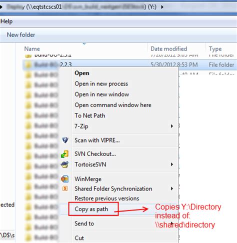 Copy Path of Mapped Network Drive 的图像结果