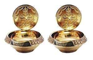 Neoteric Brass Oil Lamp (Gold) : Home & Kitchen