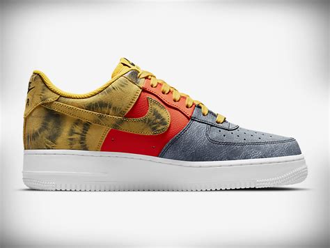 air force 1 red yellow