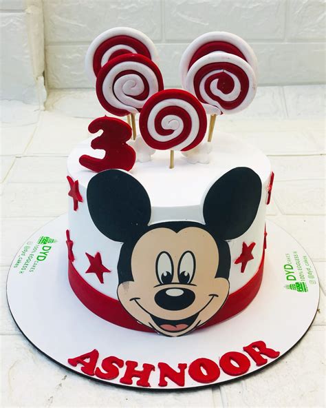 Mickey Mouse Theme Cake 2 – Bento Cakes Noida
