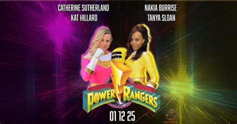 Meet Pink and Yellow Ranger Catherine Sutherland and Nakia Burrise ...