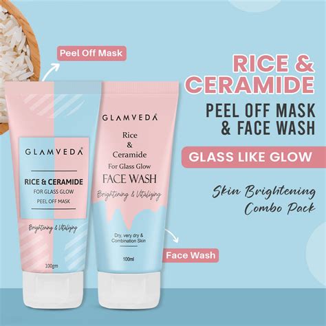 Glamveda Rice & Ceramide Combo | Skin Brightening & Anti Dullness | Im ...