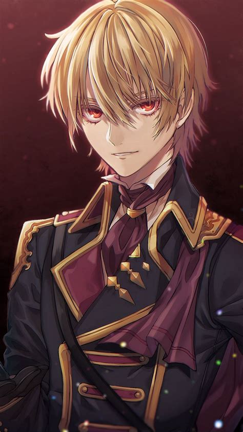 Download wallpaper 1080x1920 guy, glance, uniform, anime, art, cartoon ...