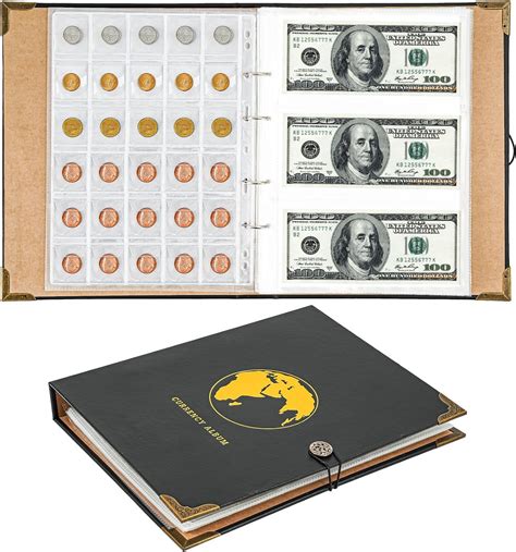 Amazon.com: Upgraded Torolle Currency Collection Album, Large Money ...
