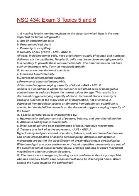 NSG530 / NSG 530 Exam 1 (Latest 2025 / 2026): Advanced Pathophysiology ...