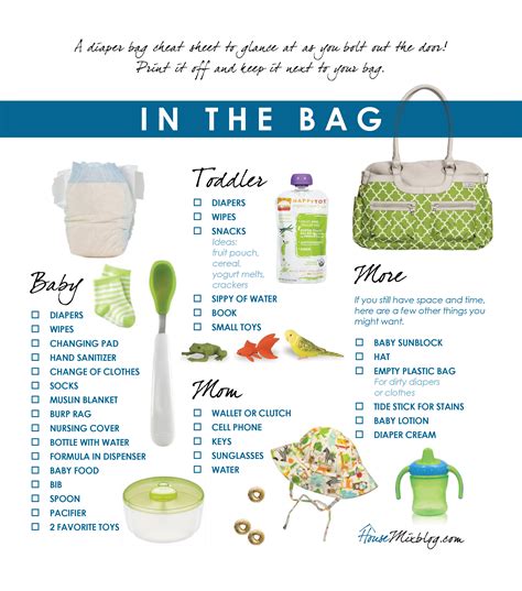Top 10 Items In A Diaper Bag at Caitlin Mahoney blog