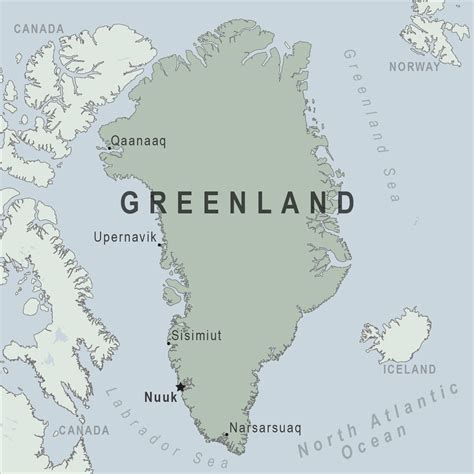World Map With Greenland