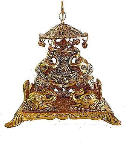 Buy RSN Gold Metal Decorative Beautiful Elegant Ganesha Wall Hanging ...