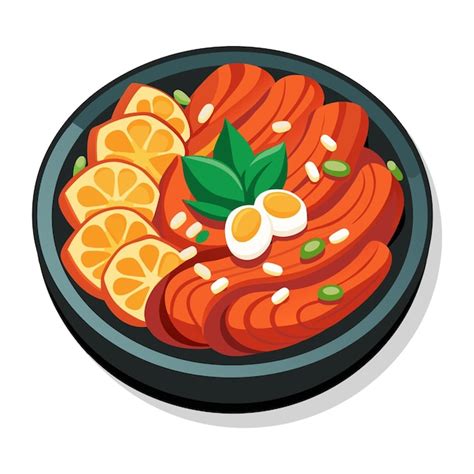 Tteokbokki or korean rice cake illustration | Premium AI-generated vector